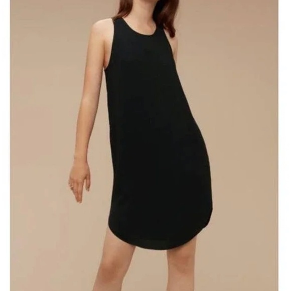 Wilfred Dresses & Skirts - Wilfred Little Black Dress Aritzia Sebatier Black Sleeveless Shift Dress Size XS